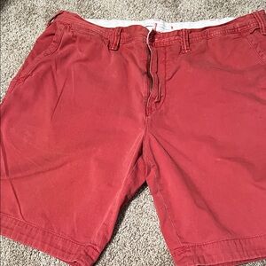 Polo by Ralph Lauren Red Flat Front Shorts